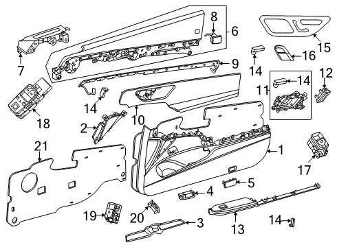 2024 Mercedes-Benz CLE53 AMG Interior Trim - Door