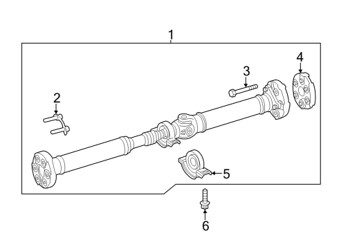 2023 Mercedes-Benz SL43 AMG Rear Propeller Shaft
