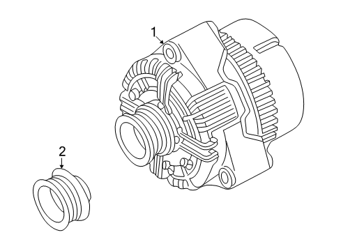 2003 Mercedes-Benz C230 Alternator Diagram 3