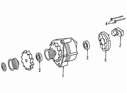 1995 Mercedes-Benz E300 Alternator