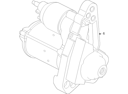 2021 Mercedes-Benz A220 Starter Diagram 2