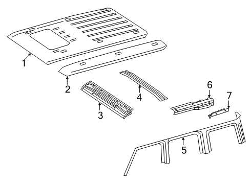 2024 Mercedes-Benz G550 Roof & Components