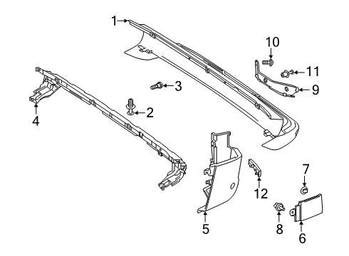 2024 Mercedes-Benz Sprinter 2500 Bumper & Components - Rear