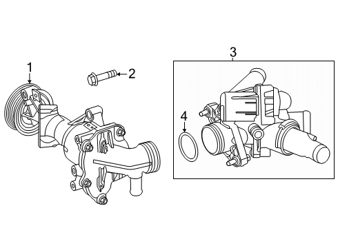 2025 Mercedes-Benz GLA250 Water Pump