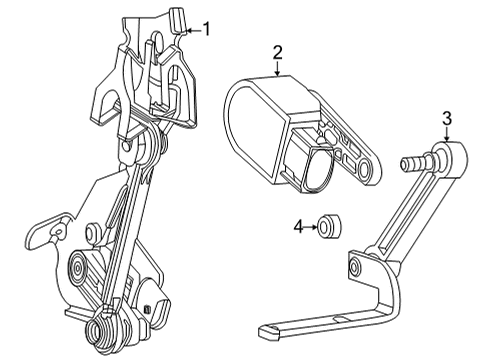 2022 Mercedes-Benz GLE53 AMG SUV Electrical Components Diagram 2
