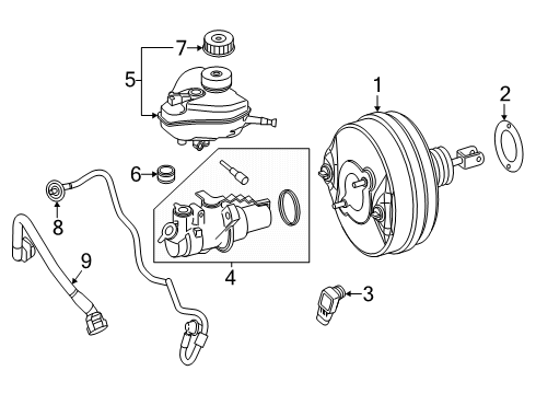 2021 Mercedes-Benz GLE53 AMG SUV Dash Panel Components