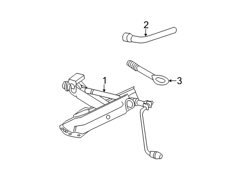 2014 Mercedes-Benz C250 Jack & Components