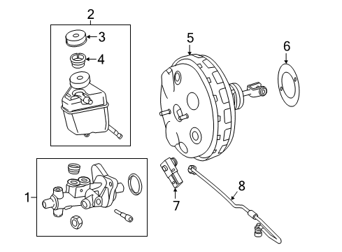 2017 Mercedes-Benz SLC300 Vacuum Hose Diagram for 172-430-08-29