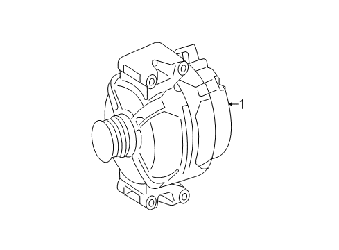 2014 Mercedes-Benz GL550 Alternator Diagram 2