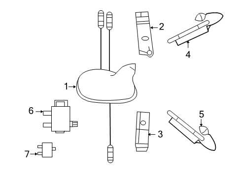 2013 Mercedes-Benz GLK350 Antenna & Radio