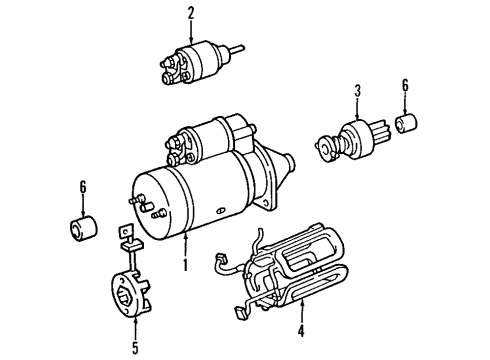 1998 Mercedes-Benz C280 Starter