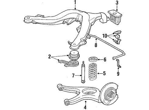 1987 Mercedes-Benz 420SEL Automatic Transmission - Maintenance Diagram 2
