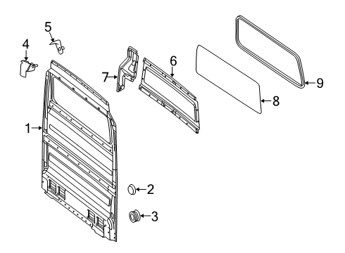 2024 Mercedes-Benz Sprinter 2500 Partition Panel
