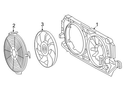 2024 Mercedes-Benz eSprinter A/C Condenser Fan