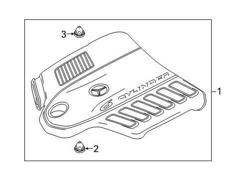 2023 Mercedes-Benz CLS450 Engine Appearance Cover
