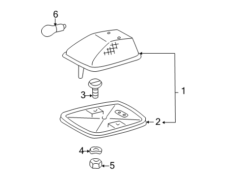 2003 Mercedes-Benz G55 AMG Signal Lamps Diagram