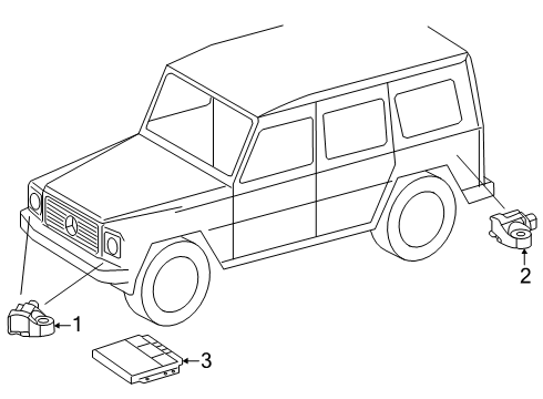 2025 Mercedes-Benz G580 Ride Control Components