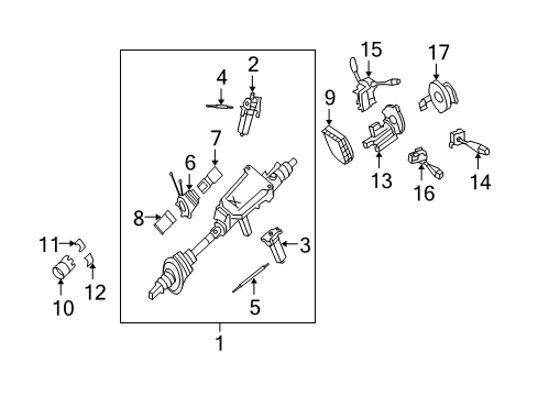 2009 Mercedes-Benz CL550 Gear Shift Control - AT Diagram