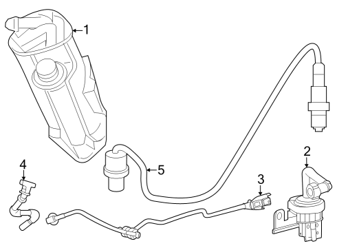 2025 Mercedes-Benz GLE450e Emission Components