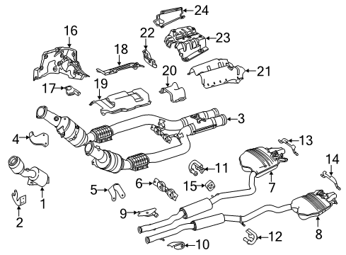 2018 Mercedes-Benz S450 Exhaust Components