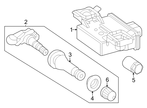 2023 Mercedes-Benz EQB 250+ Tire Pressure Monitoring