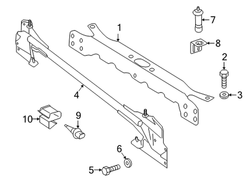 2011 Mercedes-Benz G55 AMG Anti-Theft Components Diagram