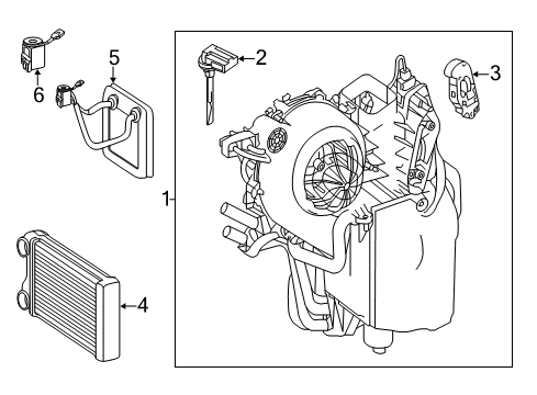 2012 Mercedes-Benz R350 Automatic Temperature Controls Diagram 2