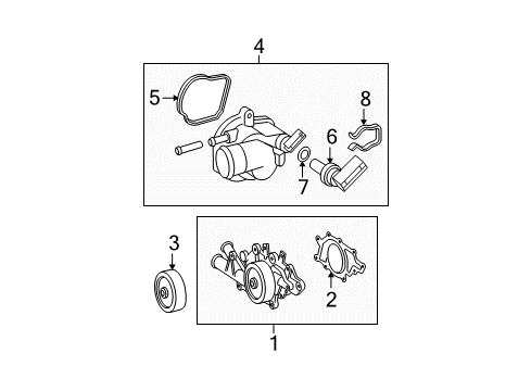 2005 Mercedes-Benz E320 Pulley Diagram for 613-205-02-10