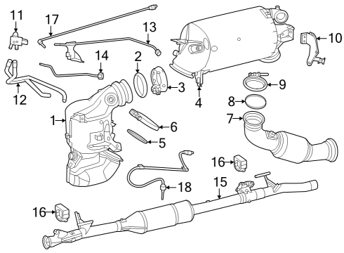 2024 Mercedes-Benz Sprinter 2500 Exhaust Components