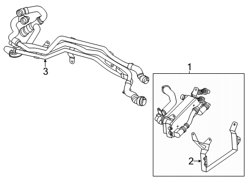 2024 Mercedes-Benz GLE580 Trans Oil Cooler