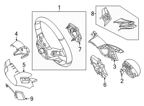 2024 Mercedes-Benz GLE450 SUV CONTROL UNIT, COMPLETE Diagram for 099-900-33-04