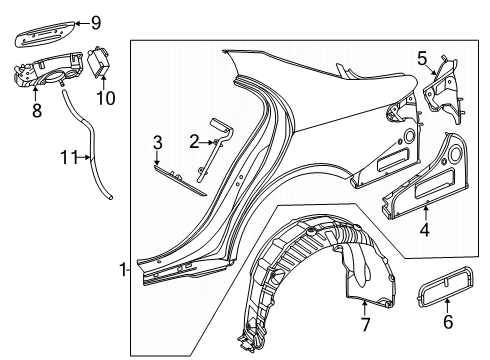 2024 Mercedes-Benz E350 Fuel Door