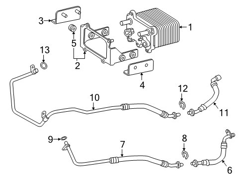 2017 Mercedes-Benz G65 AMG Trans Oil Cooler