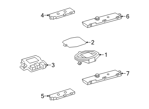 2024 Mercedes-Benz G550 Antenna & Radio Diagram