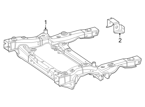 2025 Mercedes-Benz EQE 500 Suspension Mounting - Front