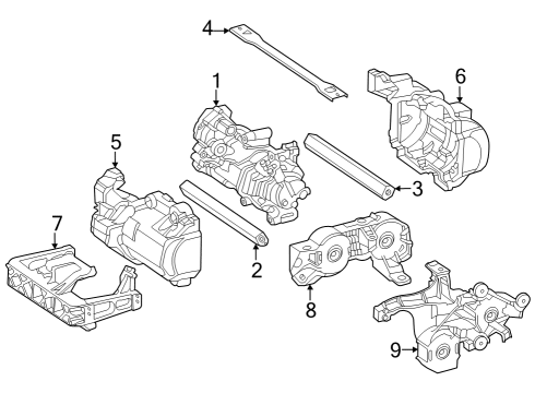 2025 Mercedes-Benz EQS 450 SUV A/C Compressor