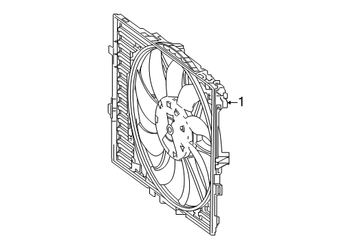 2020 Mercedes-Benz GLC63 AMG S Cooling Fan Diagram 2