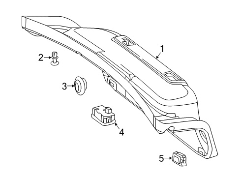 2019 Mercedes-Benz S560 Interior Trim - Trunk Diagram 3