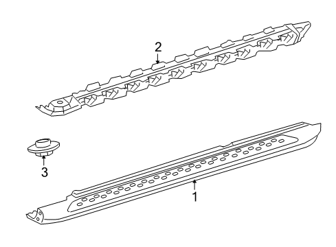 2013 Mercedes-Benz GLK350 Running Board