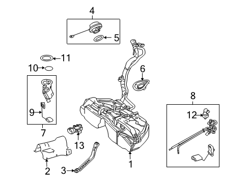 2012 Mercedes-Benz E350 Senders Diagram 2
