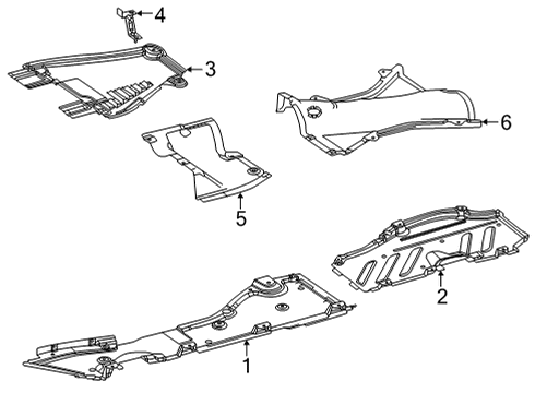 2022 Mercedes-Benz GLE53 AMG SUV Floor Diagram 2
