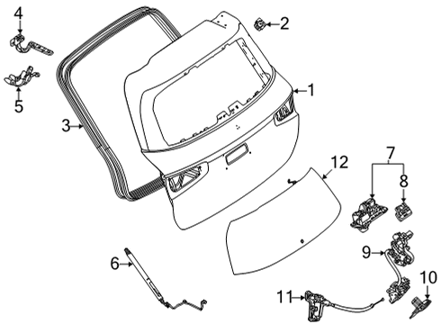 2025 Mercedes-Benz GLS450 Gate & Hardware
