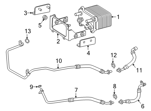 2015 Mercedes-Benz G63 AMG Trans Oil Cooler