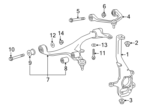 2025 Mercedes-Benz G580 Front Suspension Components