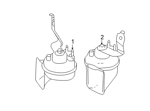 2020 Mercedes-Benz SLC300 Horn Diagram