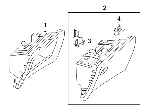 2018 Mercedes-Benz Metris Glove Box Diagram