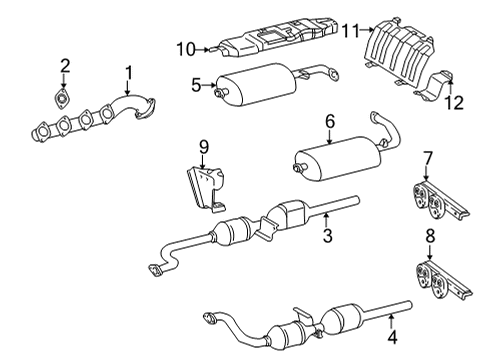 2007 Mercedes-Benz G55 AMG Exhaust Components