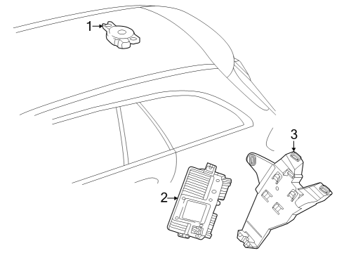 2025 Mercedes-Benz EQS 450+ SUV Electrical Components Diagram 2