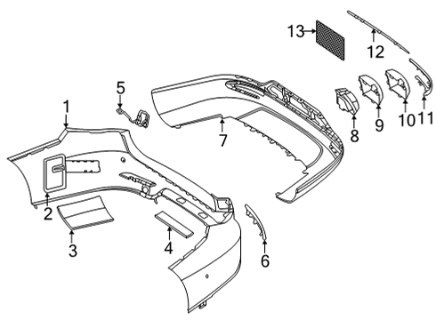 2023 Mercedes-Benz EQS 450+ Absorber Diagram for 297-885-20-00