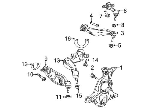 2023 Mercedes-Benz SL43 AMG Front Suspension Components